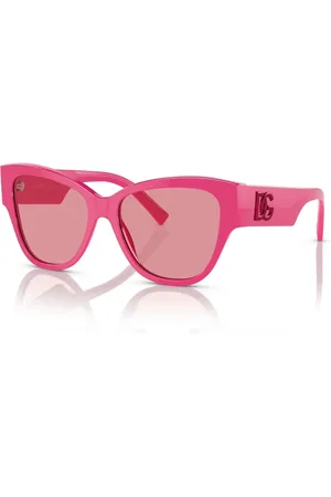 Dolce & Gabbana Butterfly Sunglasses with XL Arms and DG Crossed Logo