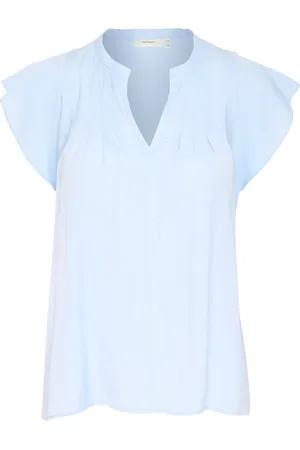 INWEAR Blouses, female, , 2XL, Casual Top with V-Neck Windsurfer Style