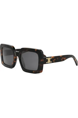 Céline Triomphe Sunglasses with Havana Frame