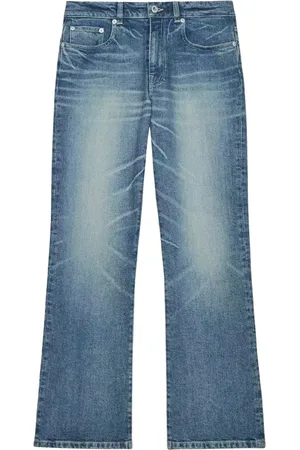Kenzo Cropped Jeans, female, , W27, Cropped Fit Jeans with Distressed Effect