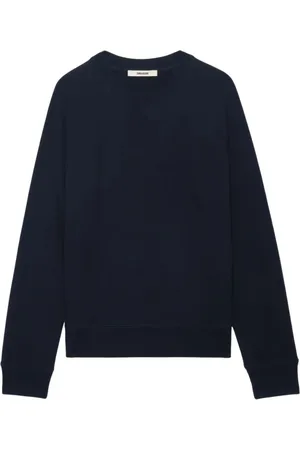 Zadig & Voltaire Sweatshirts, female, , L, Embroidered Fallen Angel Navy Sweatshirt