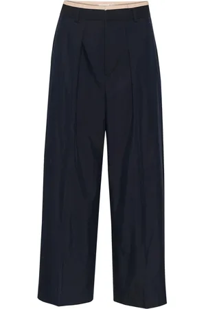 INWEAR Classic Straight-Leg Marine Trousers
