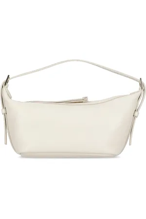 Fabiana Filippi Handbags, female, , ONE SIZE, Ivory Pebbled Leather Woman Bag