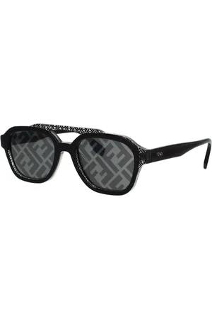 Fendi Sunglasses, unisex, , 52 MM, Geometric Glamour Sunglasses Bilayer FF
