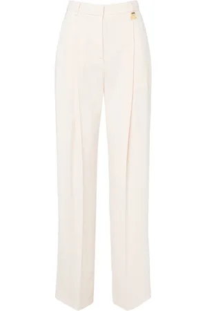 Elisabetta Franchi Straight Trousers, female, , M, High Waist Butter Trousers