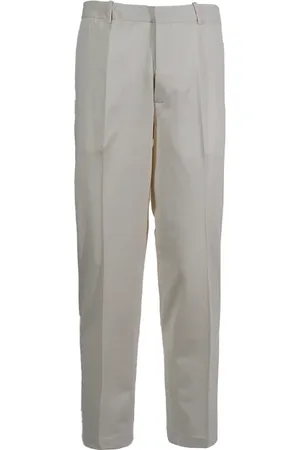 Circolo Linen Trousers with Button Closure