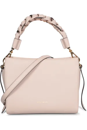 Coccinelle Handbags, female, , ONE SIZE, Convertible Leather Bag with Braided Handles