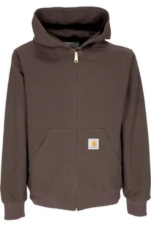 Carhartt Zip-throughs, male, , S, Durable Active Jacket with Fleece Interior