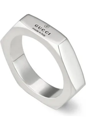 Gucci 925 sterling silver ring with trademark