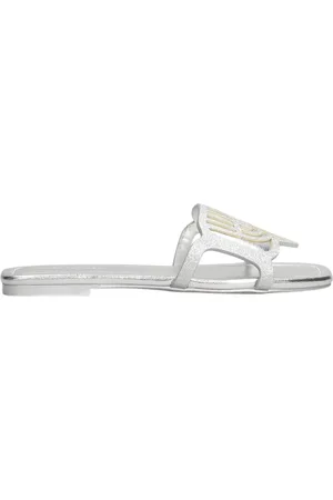 Chiara Ferragni Flipflops, female, , 28 EU, Silver Girl Slippers
