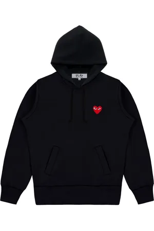 Comme des Garçons Hoodies, male, , L, Red Heart Logo Hoodie