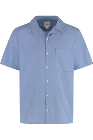 Calvin Klein Short Sleeve Shirts, male, , L, Stretch Cotton Shirt, Boxy Fit