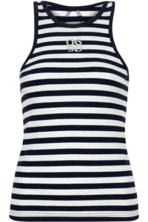 Dante 6 Sleeveless Tops, female, , XS, Monogram Tanktop with Embroidered Logo
