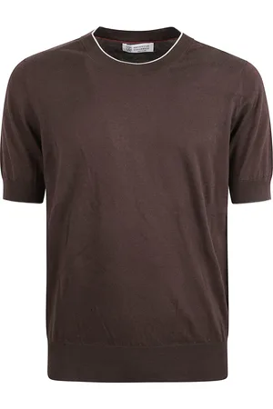 Brunello Cucinelli T-Shirts, male, , L, Cotton Jumper T-shirts and Polos
