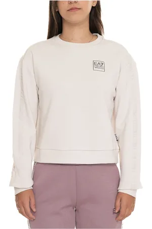 EA7 Sweatshirts, female, , XL, Round-necked Sweatshirt with Side Logo