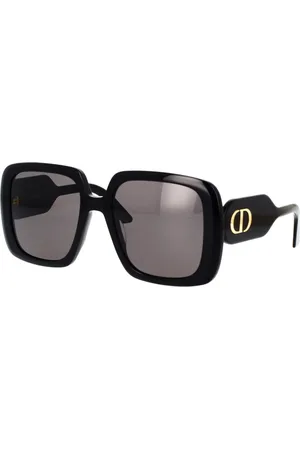 Dior Sunglasses, unisex, , 55 MM, Modern Square Sunglasses with Gold Logo
