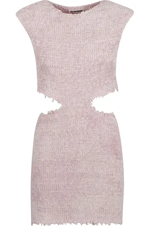 Jil Sander Knit Mini Dress With Side Cutouts