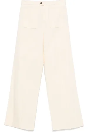 Soeur Straight Trousers, female, , S, Cream Harry Stylish Fashion Shirt