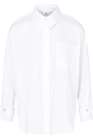 Elisabetta Franchi Camicia EF Bianca Shirt