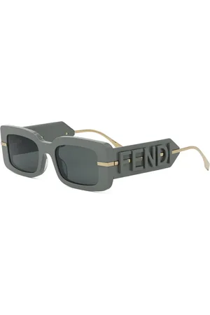 Fendi Sunglasses, unisex, , 51 MM, Stylish Sunglasses with Grey Frame and Lenses