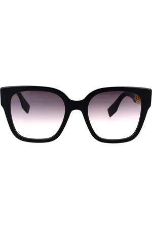 Fendi Sunglasses, unisex, , 54 MM, Square Sunglasses with Grey Lenses