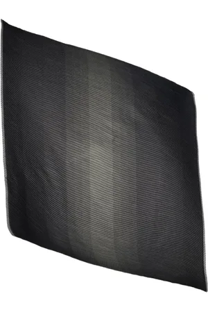 Emporio Armani Pleated Scarf with Contrast Edges