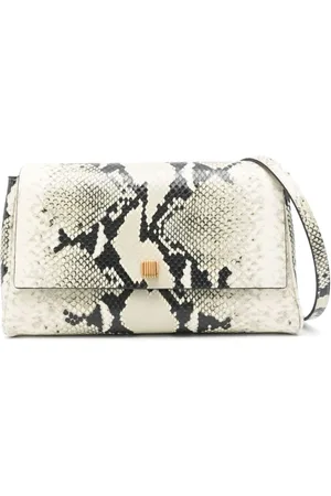 Khaite Python Print Shoulder Bag