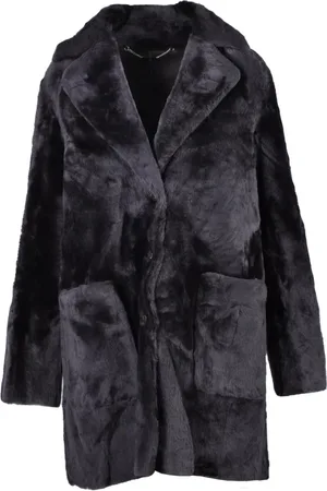 Kiton Faux Fur & Shearling Jackets, female, , M, Fur Jacket 100% Leather