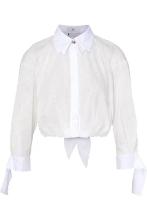 Elisabetta Franchi Camicia EF Bianca Shirt