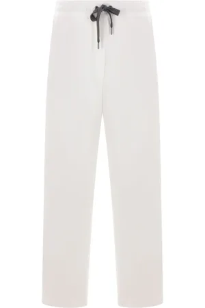Brunello Cucinelli Straight Trousers, female, , L, Elasticated Drawstring Trousers