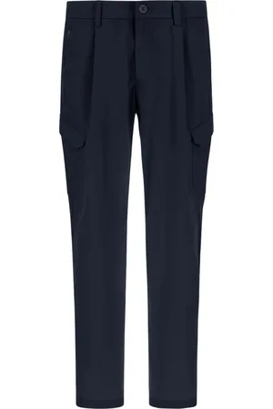HERNO Slim-fit Trousers, male, , M, Cargo Trousers with Stretch Yarn