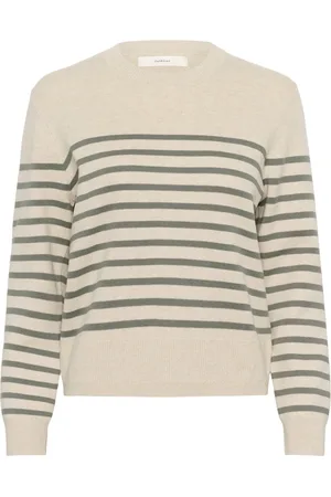 INWEAR Striped Cotton Pullover Jumper