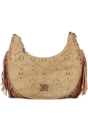 ERMANNO SCERVINO Shoulder Bags, female, , ONE SIZE, Quilted Fringe Studded Shoulder Bag