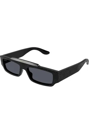 Gucci Sunglasses, unisex, , 55 MM, Rectangular Men