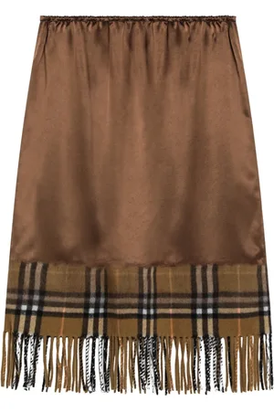 Burberry Long Skirt with a Modern Twist
