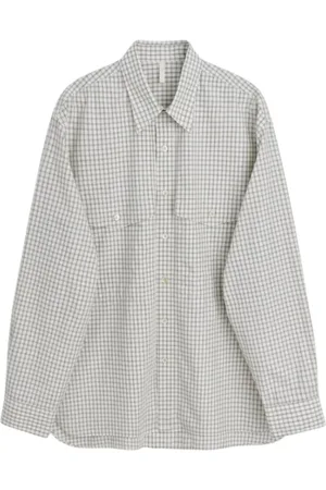 Sunflower Checkered Shirt with Pearl Buttons