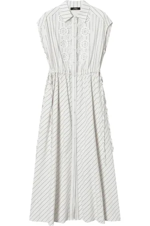 Twin-Set Shirt Dresses, female, , S, Stripe Print Dress with Pockets