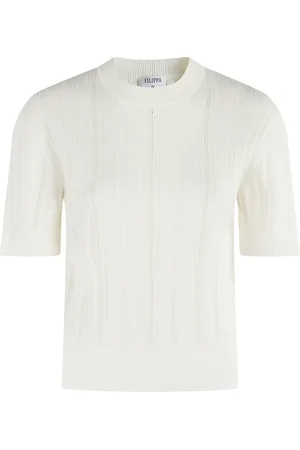 Filippa K Round-neck Knitwear, female, , M, Ribbed Knit T-shirt
