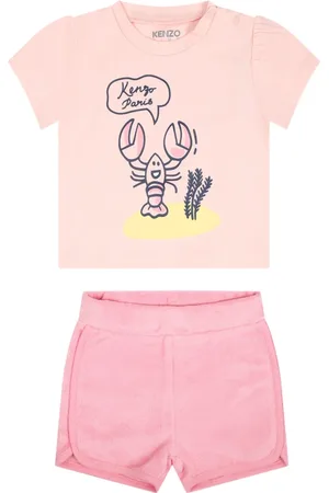 Kenzo Cotton Sports Suit Marine Print