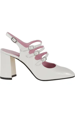 Carel Pumps, female, , 3 1/2 UK, Patent Leather Mary Jane Shoes with Square Heel