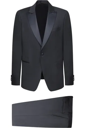LARDINI Wool Twill Suit Jacket