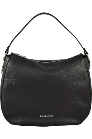 ERMANNO SCERVINO Handbags, female, , ONE SIZE, Delizia Hobo Leather Bag with Zipper