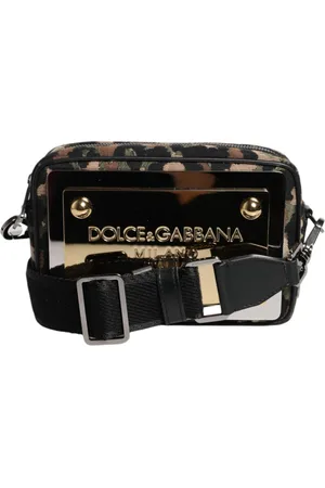 Dolce & Gabbana Cross Body Bags, female, , ONE SIZE, Leopard Jacquard Crossbody Bag