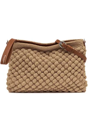 Gianni chiarini Clutches, female, , ONE SIZE, Handcrafted Natural Fabric Bella Clutch