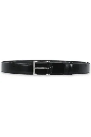 Hogan Belts, male, , ONE SIZE, Leather Belt with Metal Buckle
