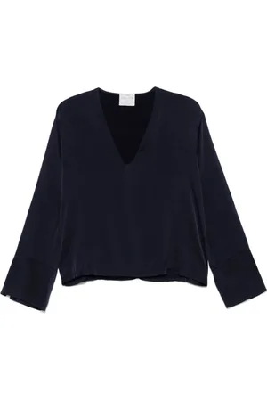 FORTE FORTE Blouses, female, , S, Silk Long Sleeve Top