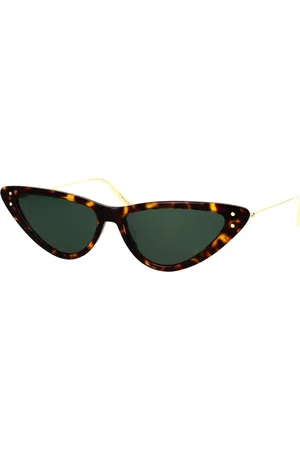 Dior Butterfly Style Sunglasses with Green Lenses