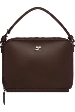 Courrèges Leather Chain-link Handle Bag