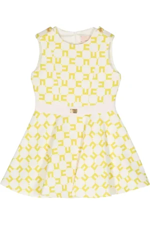Elisabetta Franchi Cream Girl Suit Fashionable Selection