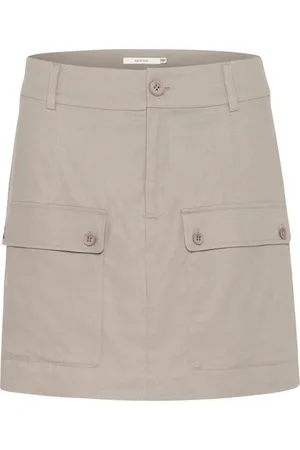 Gestuz Short Skirts, female, , L, Cargo-inspired Linen Skirt Rock Ridge